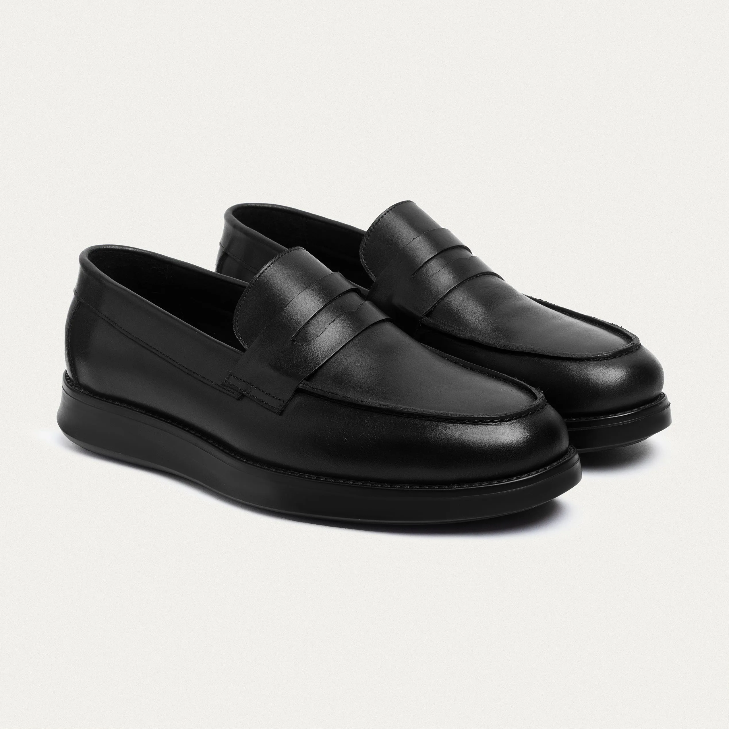 Achilles | Penny Loafer – Black