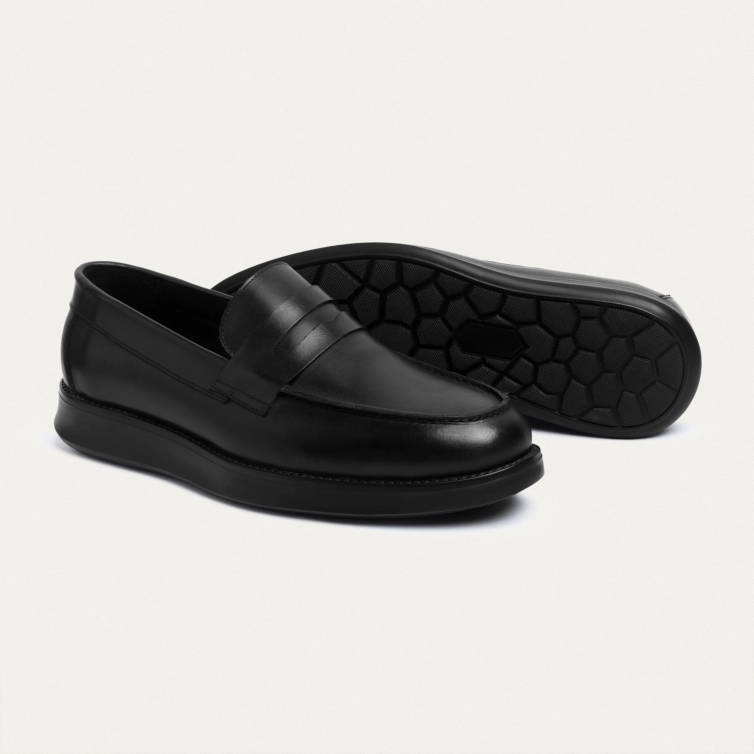 Achilles | Penny Loafer – Black