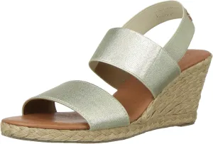 André Assous Women's Allison Espadrille Open Toe Wedge Sandal
