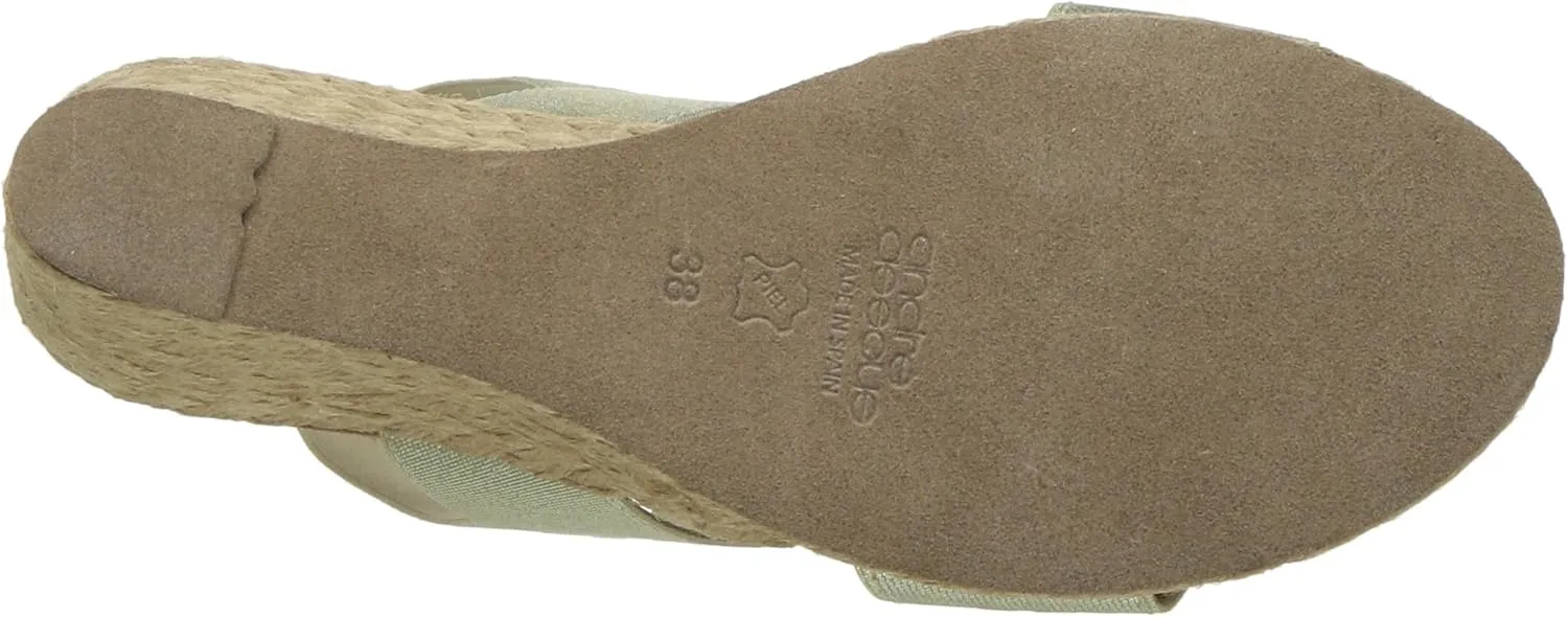 André Assous Women's Allison Espadrille Open Toe Wedge Sandal