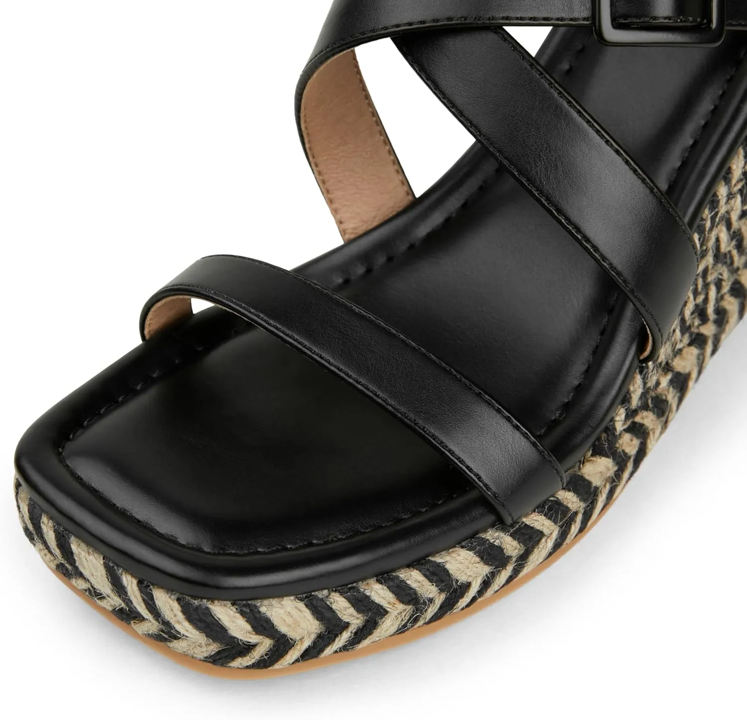 Arromic Wedge Sandals for Women Espadrille Sandals Platform Wedge Heel Shoes Open Toe Casual Comfortable Summer Beach Wedges for Women Dressy