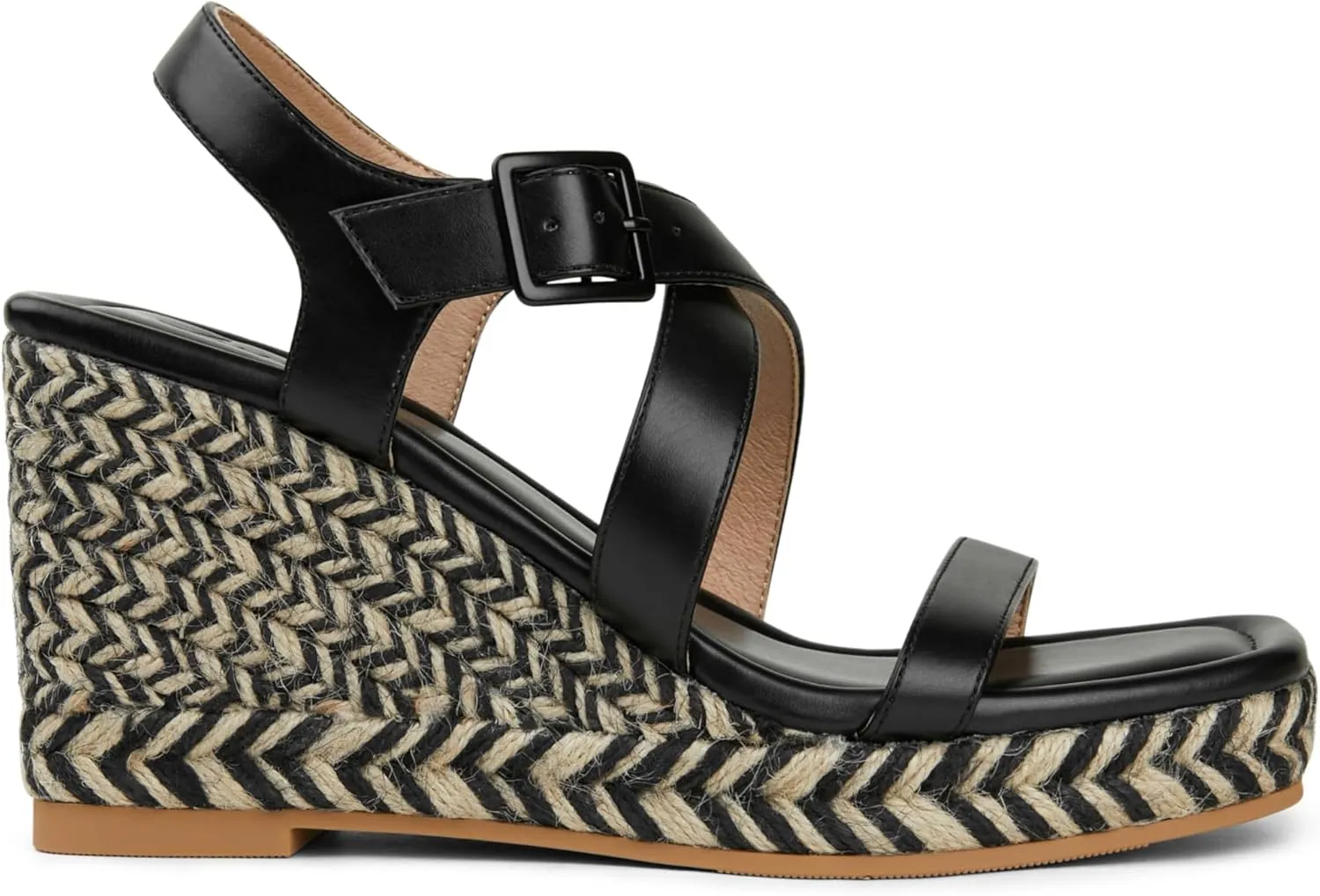 Arromic Wedge Sandals for Women Espadrille Sandals Platform Wedge Heel Shoes Open Toe Casual Comfortable Summer Beach Wedges for Women Dressy