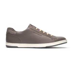Base London Rave Waxy Sporty Trainer in Grey