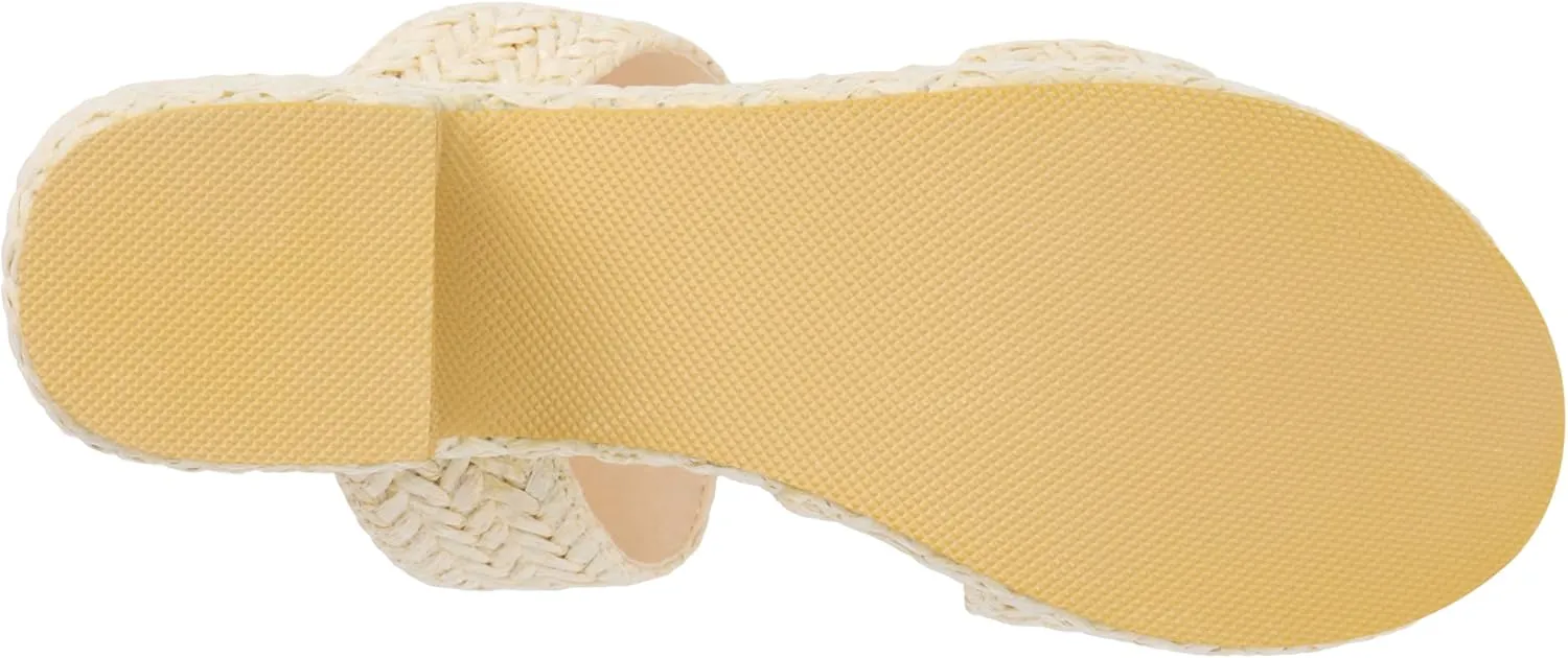BEACH by Matisse Womens Ocean Ave Platform Block Casual Sandals Casual High Heel 3" & Up - Beige