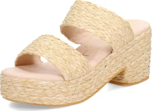 BEACH by Matisse Womens Ocean Ave Platform Block Espadrille Casual Sandals Casual High Heel 3" & Up - Beige