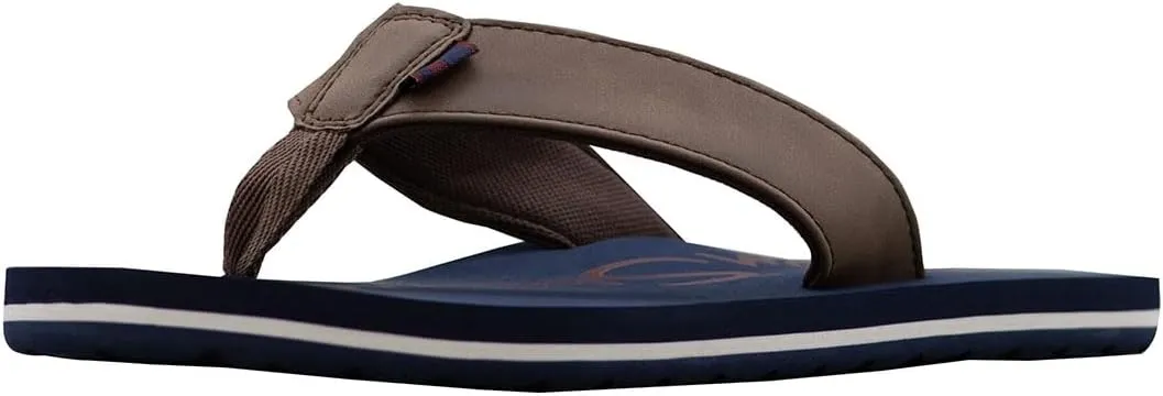 Ben Sherman Mens Crosswell Flip Flops Casual Sandals Casual - Blue, Brown