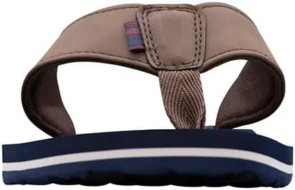 Ben Sherman Mens Crosswell Flip Flops Casual Sandals Casual - Blue, Brown