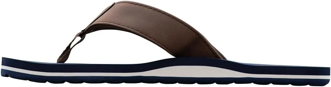 Ben Sherman Mens Crosswell Flip Flops Casual Sandals Casual - Blue, Brown