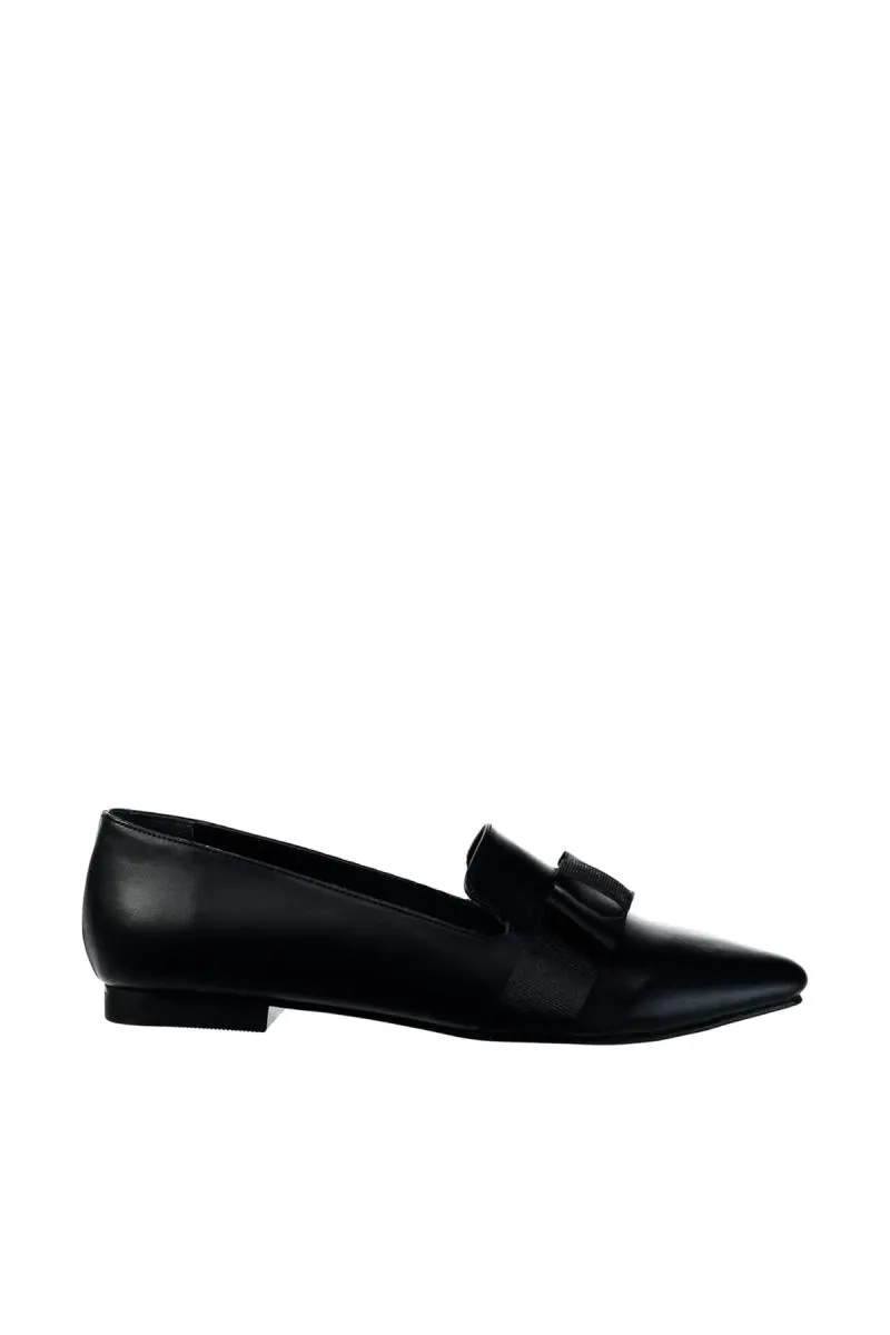 Black Women Loafer Shoes