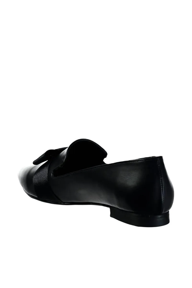 Black Women Loafer Shoes