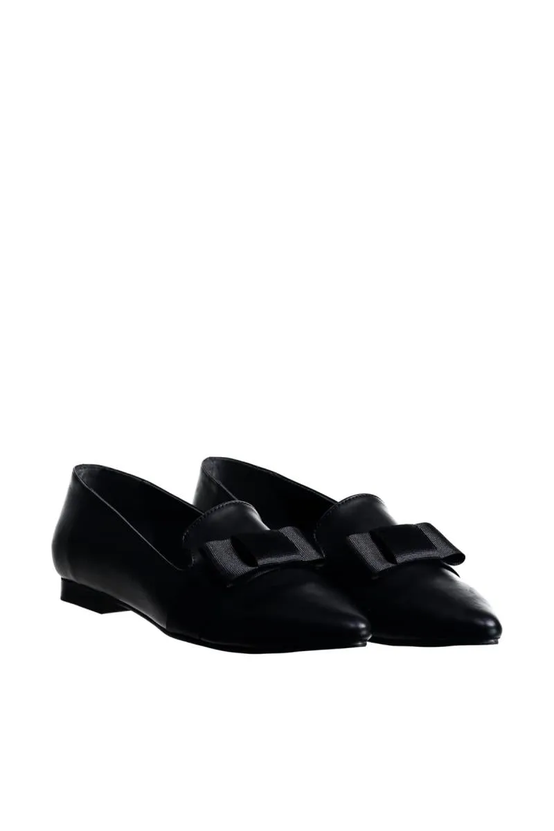 Black Women Loafer Shoes
