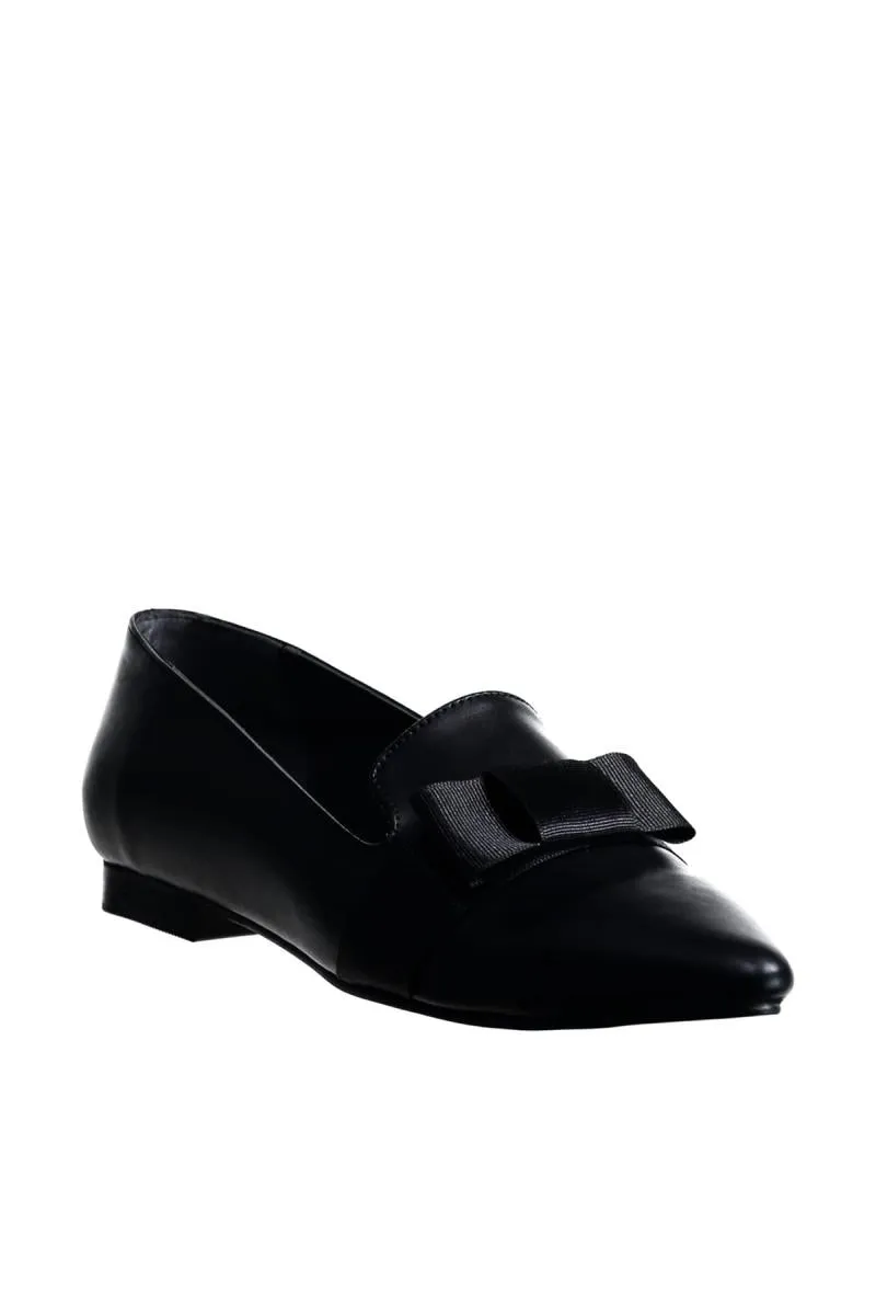 Black Women Loafer Shoes