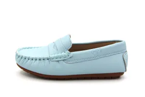 Boutaccelli  Pale Blue Emboss Loafer  Cosima