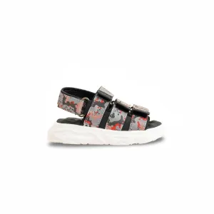 Boys Black Casual Sandal KD4897