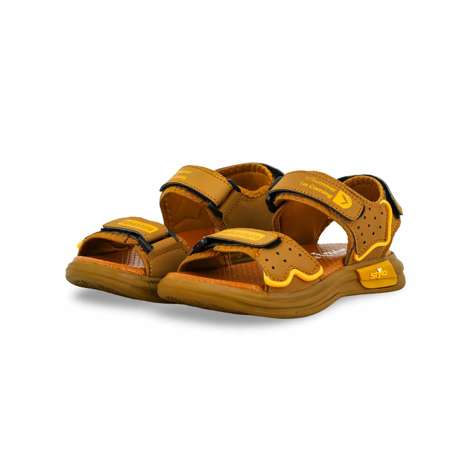 Boys Brown Casual Sandal KD4900