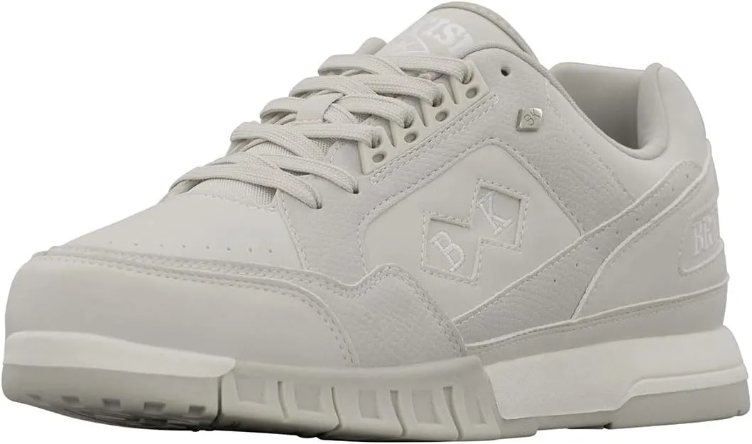 British Knights Men's Metros Sneaker, Light Grey/White, 11.5