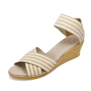 Charleson Shoe Co. Cannon Espadrille Wedge Sandal