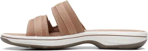 Clarks - Womens Breeze Piper H Shoes, Color Warm Beige, Size: 11 M US