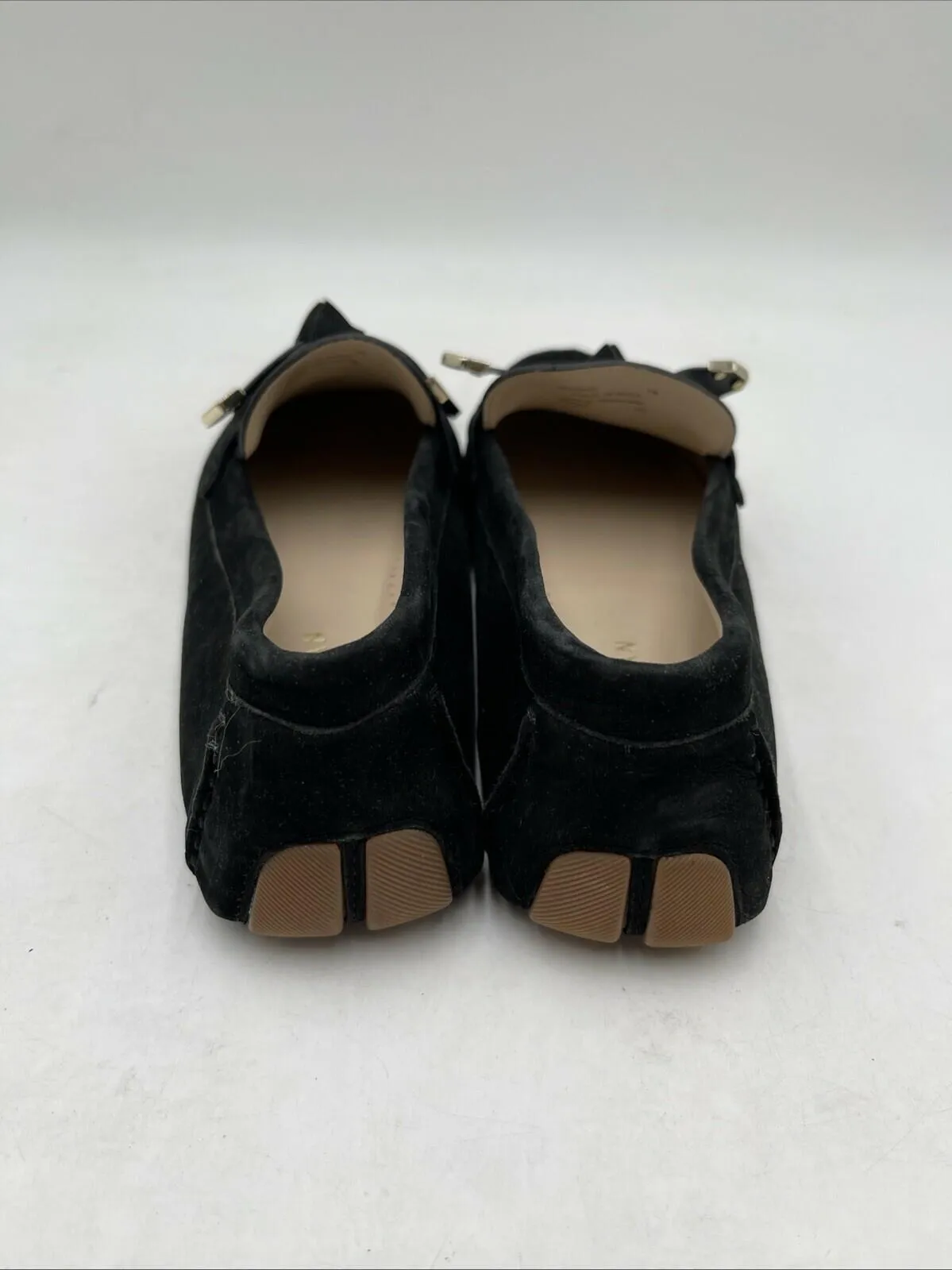 Cole Haan Women's Evelyn Bow Driver Flats Black Size 7B - Very Good