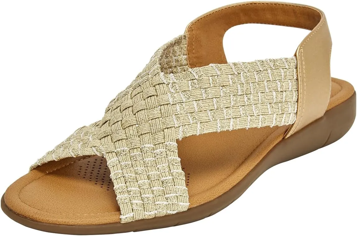 Comfortview Women's Wide Width The Celestia Sling Sandal
