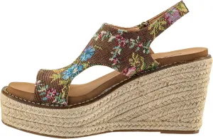 Corkys Footwear Women's Freddie Wedge Sandals with 3.75-Inch Heel and 2-inch Platform- Comfort-Enhancing EVA Insoles, and Stylish Jute Wrapped Bottom Design