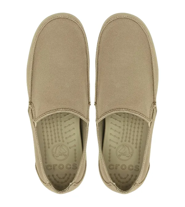 Crocs scarpa mocassino da uomo Santa Cruz Clean Cut Loafer 202972-2U6 khaki