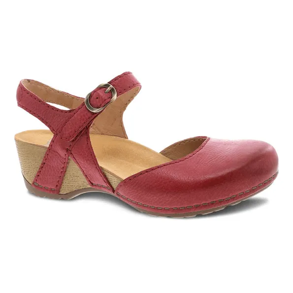 Dansko Women's Tiffani Red Milled Burnished 1710041600