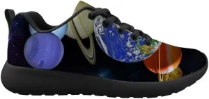 Dellukee Walking Running Shoes Unisex Black Earth Casual Sport Wide Width Fashion Sneakers