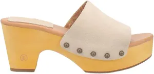 Dingo Womens Beechwood Clog Casual Sandals Casual High Heel 3" & Up - Brown