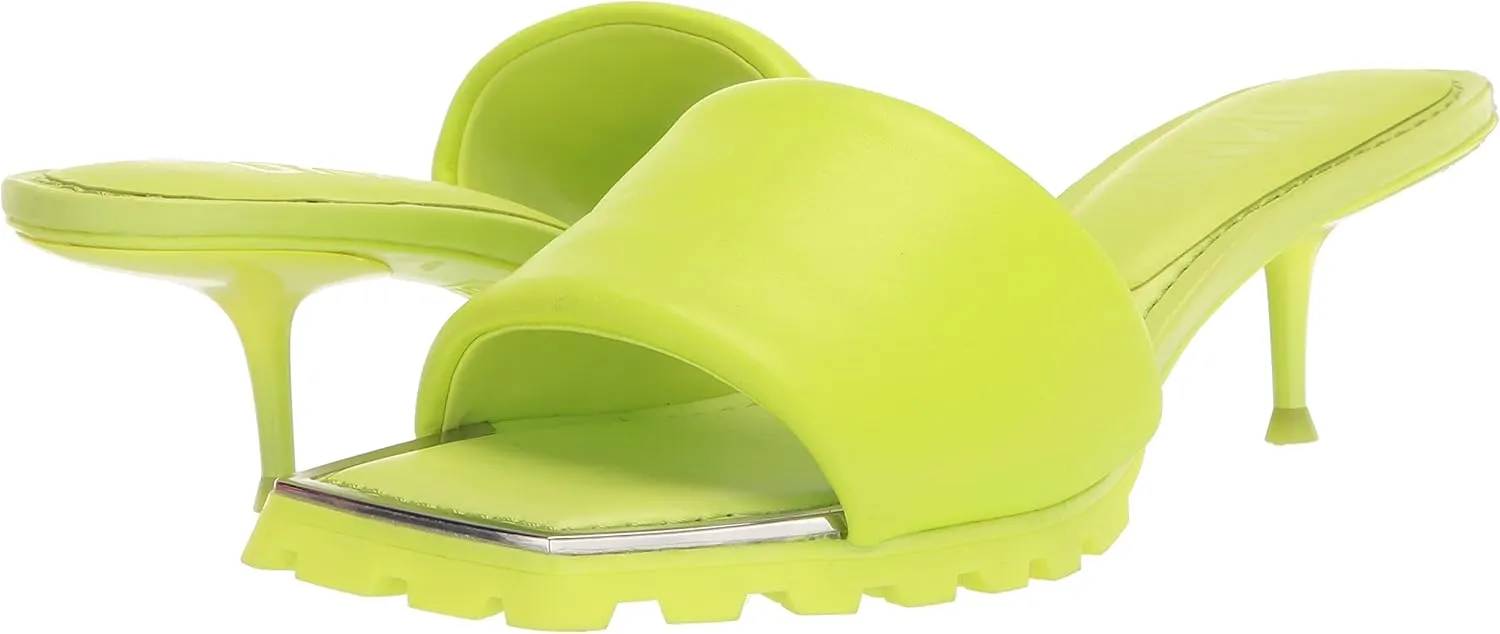 DKNY Women's Essential Cai - Mid, Open Toe Fashion Pump Heel Sandal
