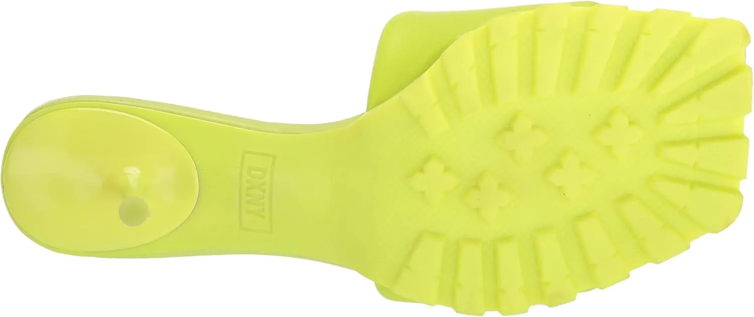 DKNY Women's Essential Cai - Mid, Open Toe Fashion Pump Heel Sandal