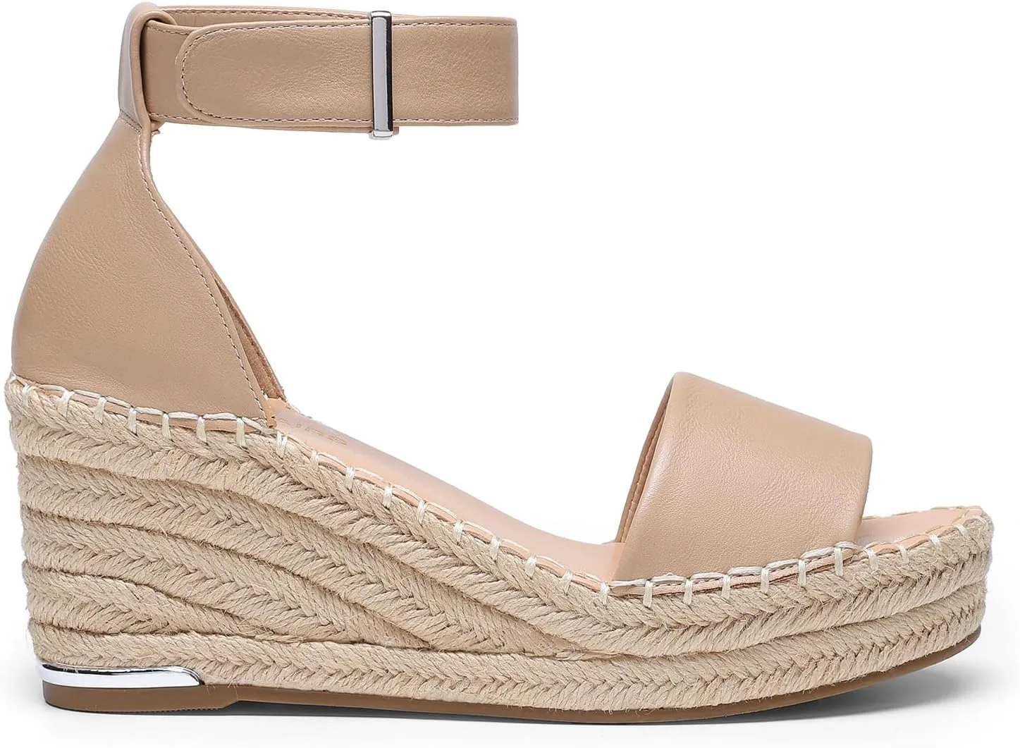 DREAM PAIRS Women's Wedge Sandals Open Toe Espadrilles Sandals Comfortable Dressy Ankle Strap Platform Sandals Suitable for Work Beach Summer Shoes