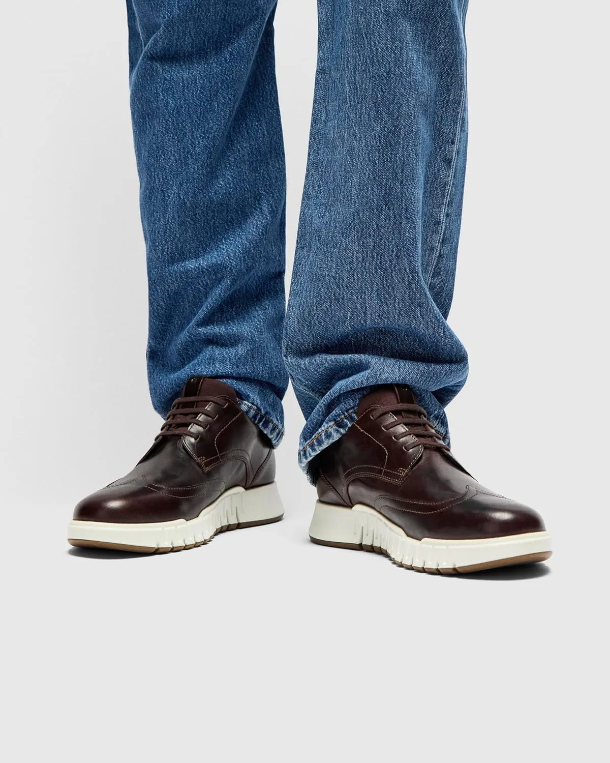 ECCO Men's Gruuv Studio Wingtip Sneaker
