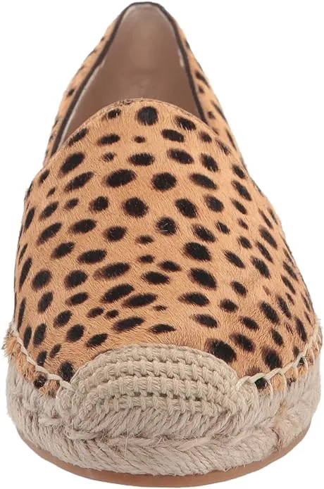 Edelman Localized shipping Slip Round Impeccable Tan Multi On Platform Sam Loafers Flat Kesia Toe Espadrille