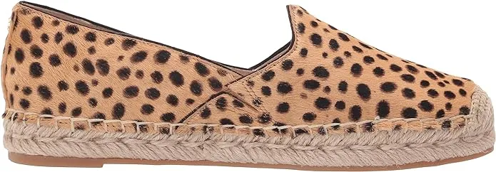 Edelman Localized shipping Slip Round Impeccable Tan Multi On Platform Sam Loafers Flat Kesia Toe Espadrille