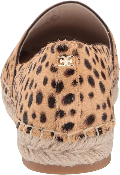 Edelman Localized shipping Slip Round Impeccable Tan Multi On Platform Sam Loafers Flat Kesia Toe Espadrille