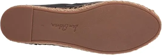 Edelman Toe Kesia Loafers On Beautifully crafted Espadrille Round Slip Resilient Sam Leather Platform Black