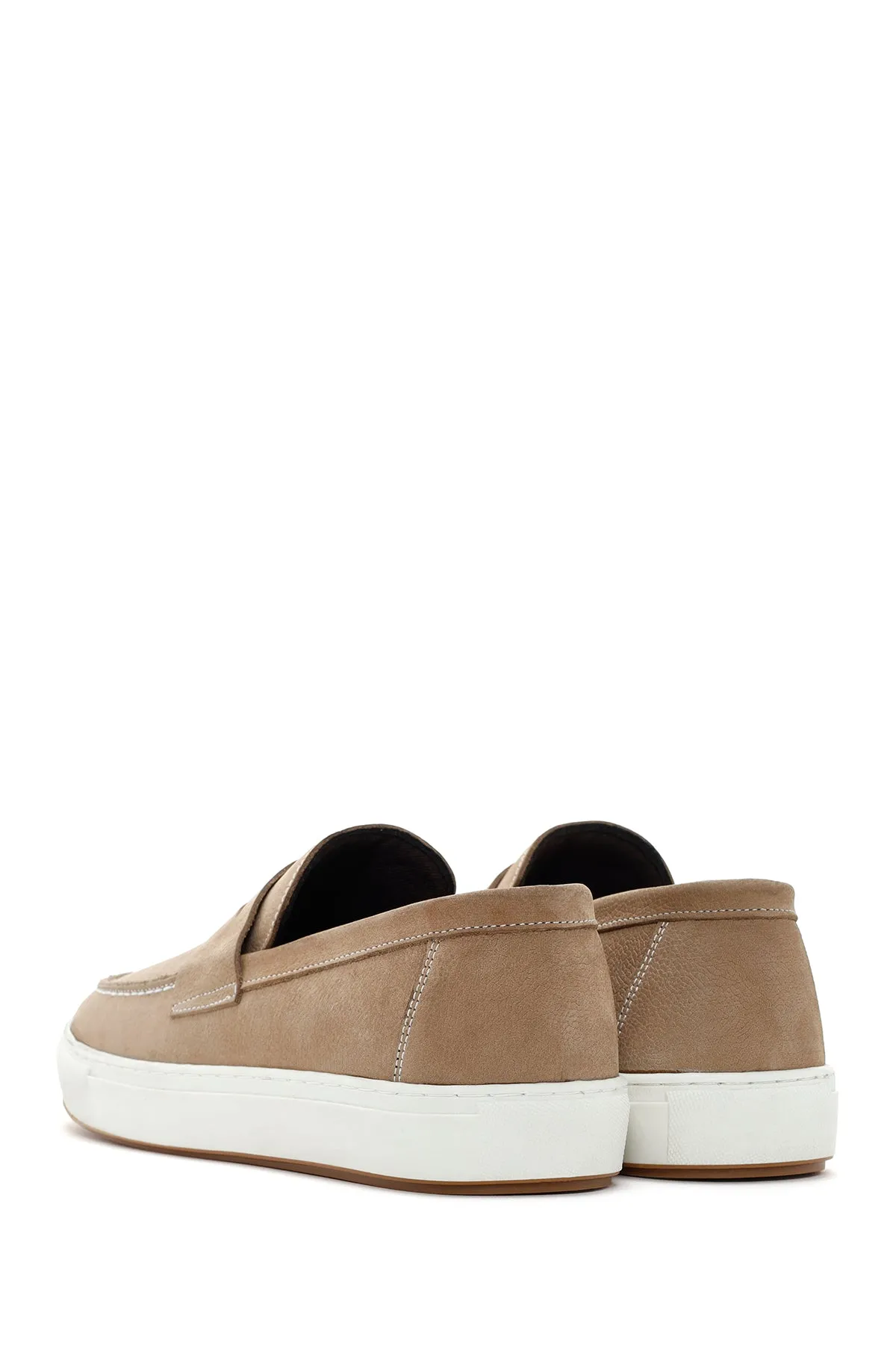 Erkek Kum Nubuk Deri Casual Loafer