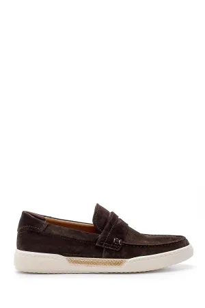 Erkek Süet Deri Casual Loafer
