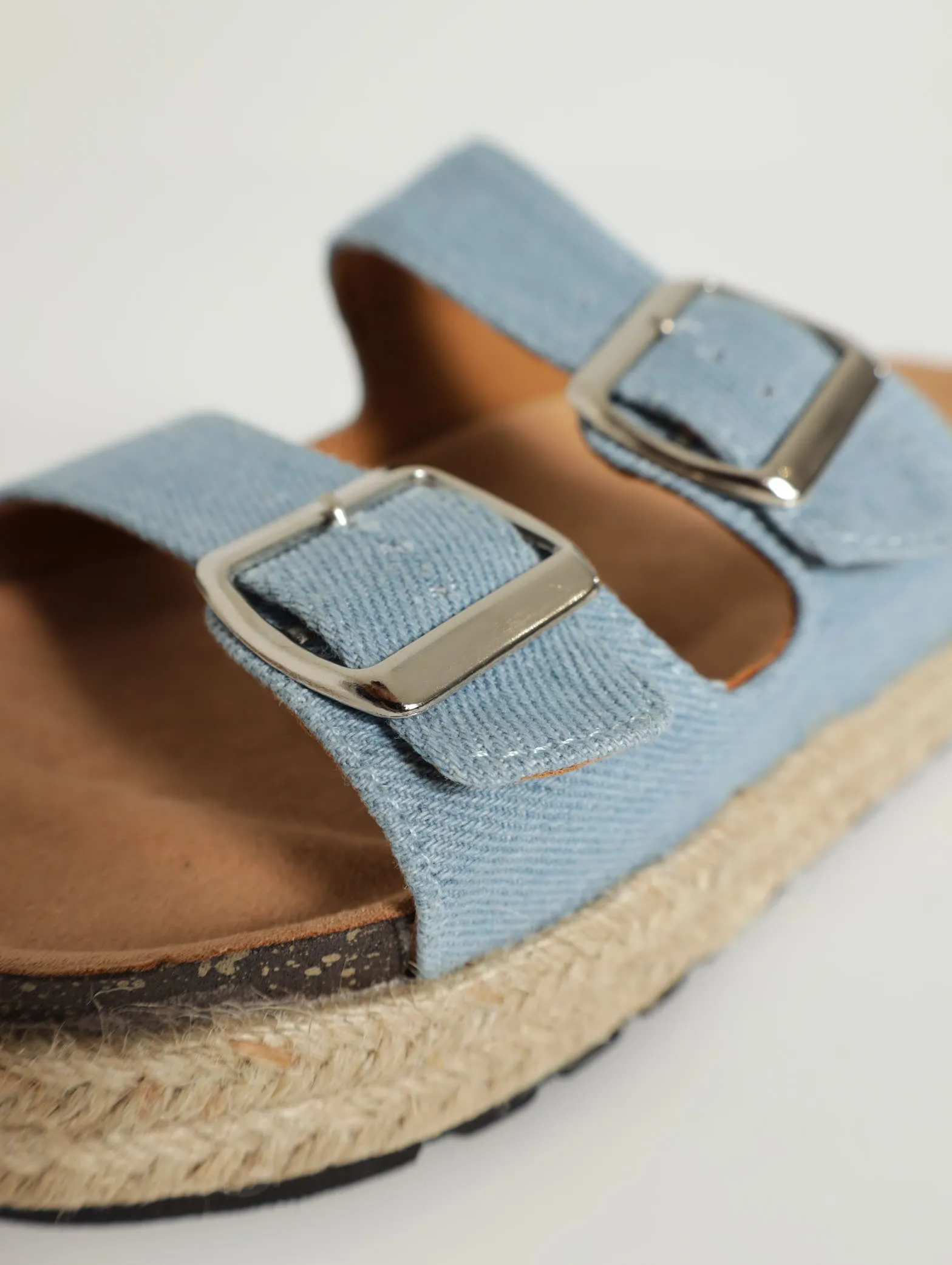 Espadrille Two Strap Mule Sandal
