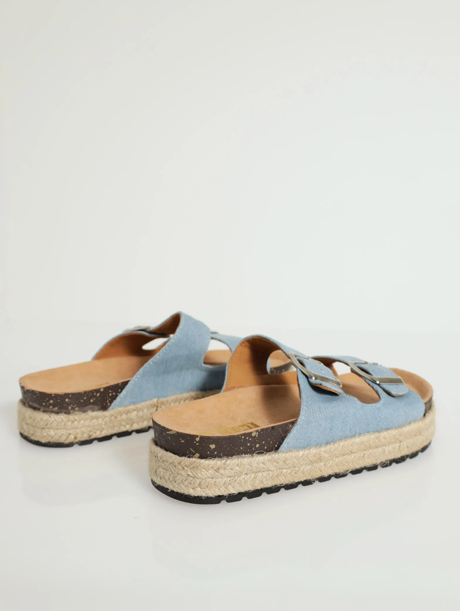Espadrille Two Strap Mule Sandal