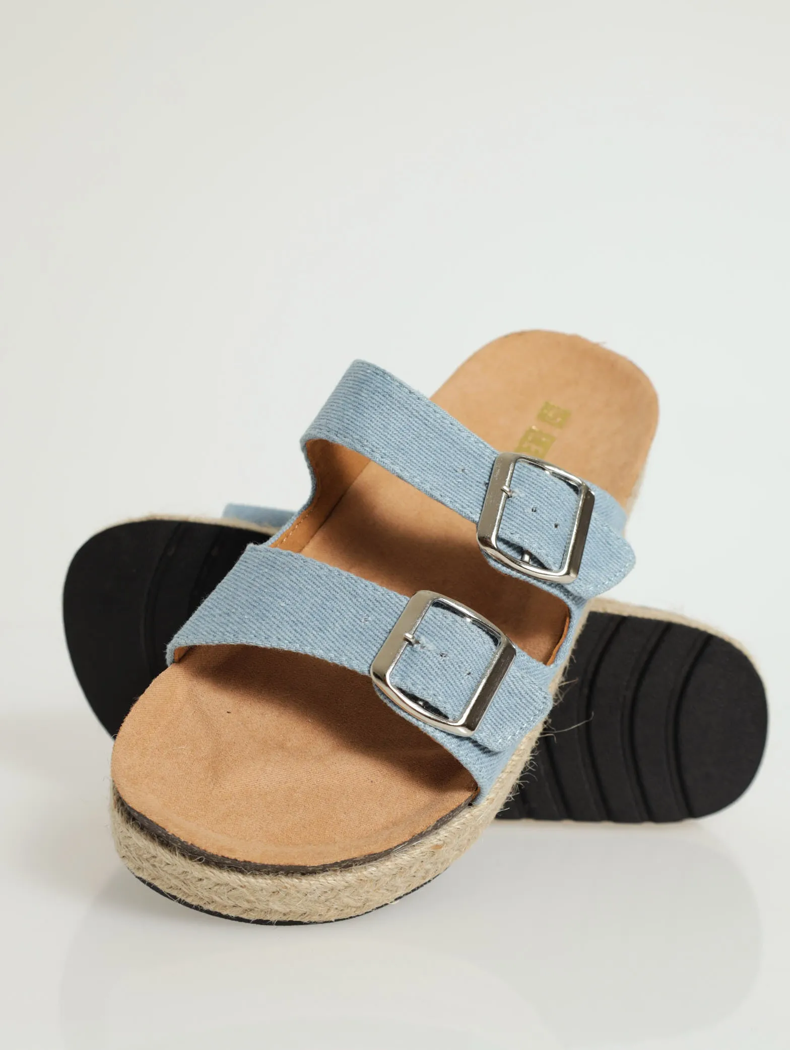 Espadrille Two Strap Mule Sandal