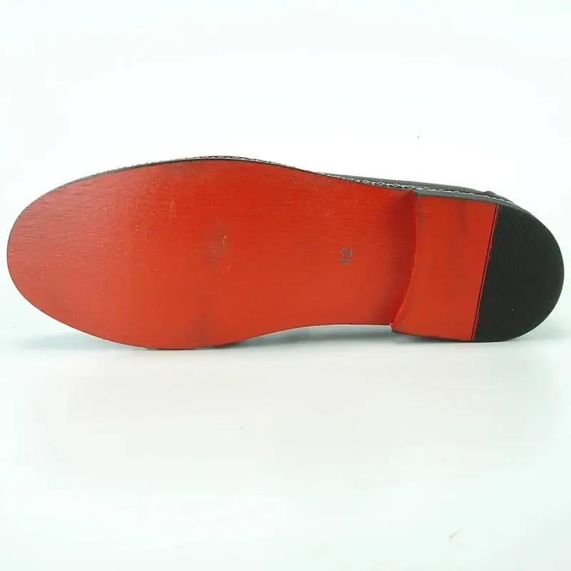 Fiesso FI-7123 Burgundy Loafers