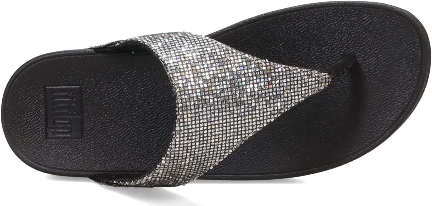 FitFlop Women's, Lulu Glitter Thong Sandal
