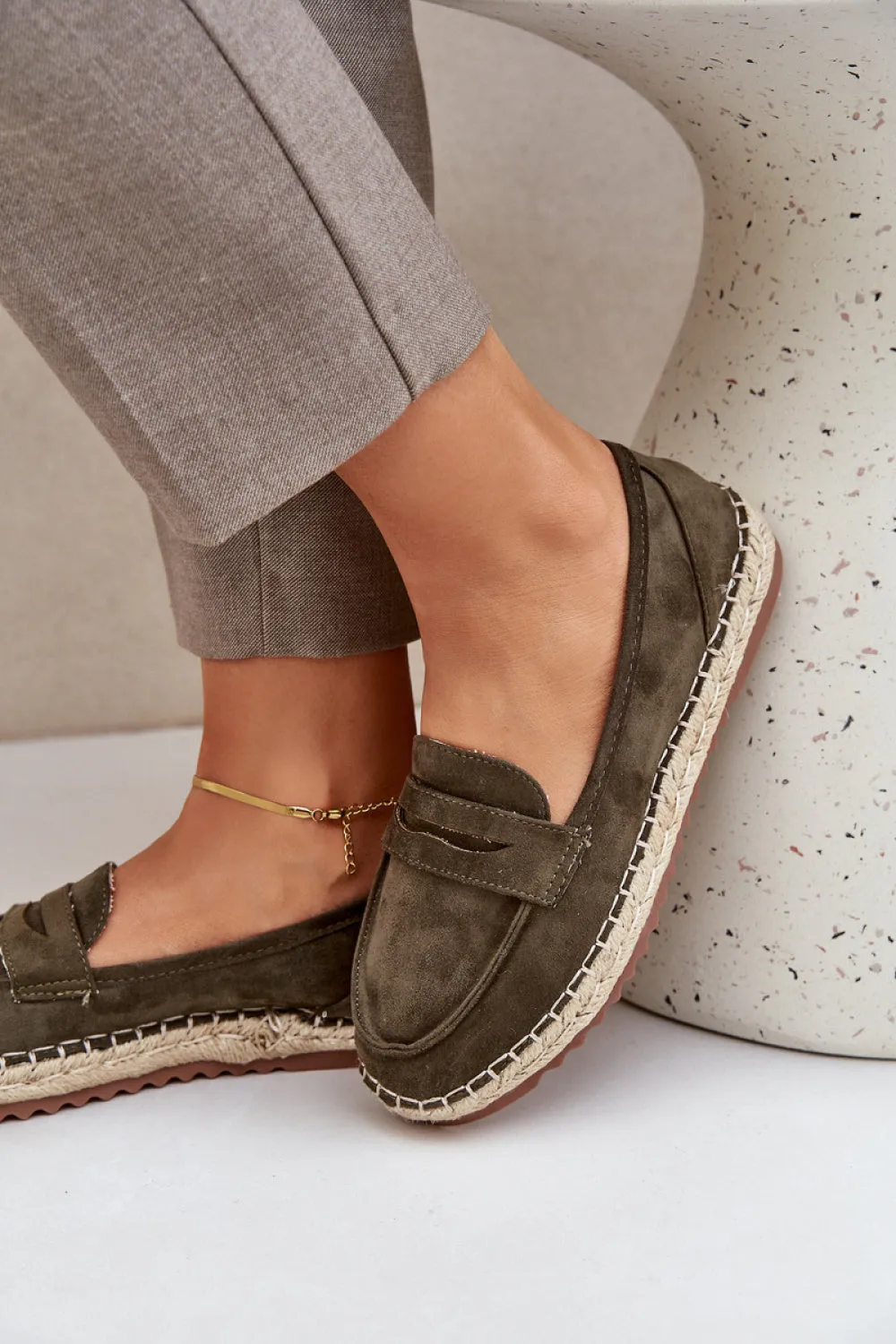 green - Espadrille model 208326 Step in style