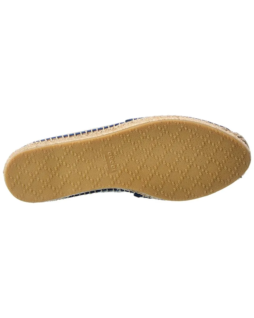 Gucci GG Leather Espadrille