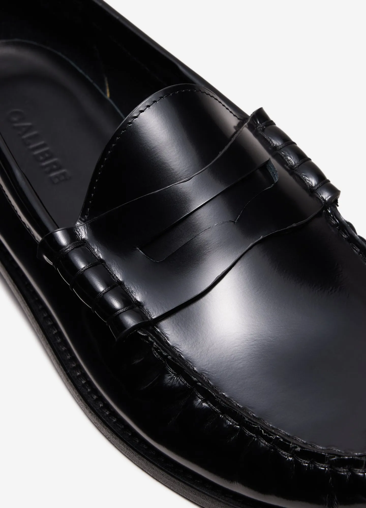 Handmade Penny Loafer Black