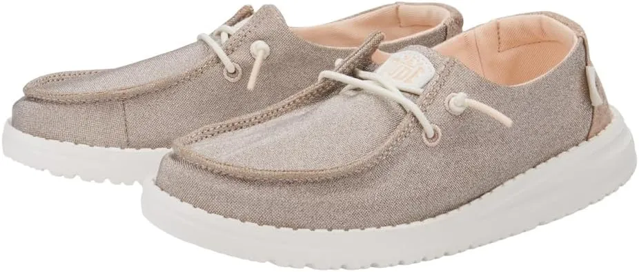 Hey Dude Unisex-Child Wendy Sparkle Kids Loafer