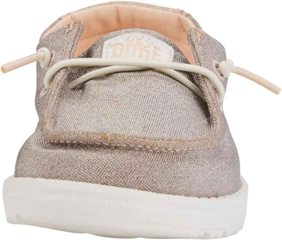 Hey Dude Unisex-Child Wendy Sparkle Kids Loafer