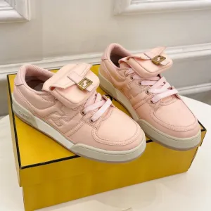 IN LAMBSKIN LIGHT TRAINER Only available now PINK SNEAKER FENDI VR-enabled FENDI